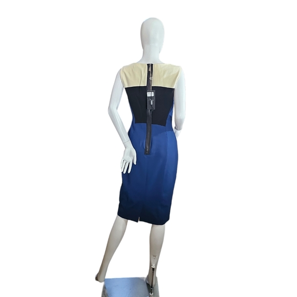 Clips Wanda Mode Italy Color Block Dress, Size 44/8 US NWT - Picture 3 of 10